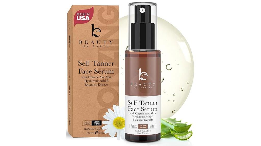 organic ingredients face serum