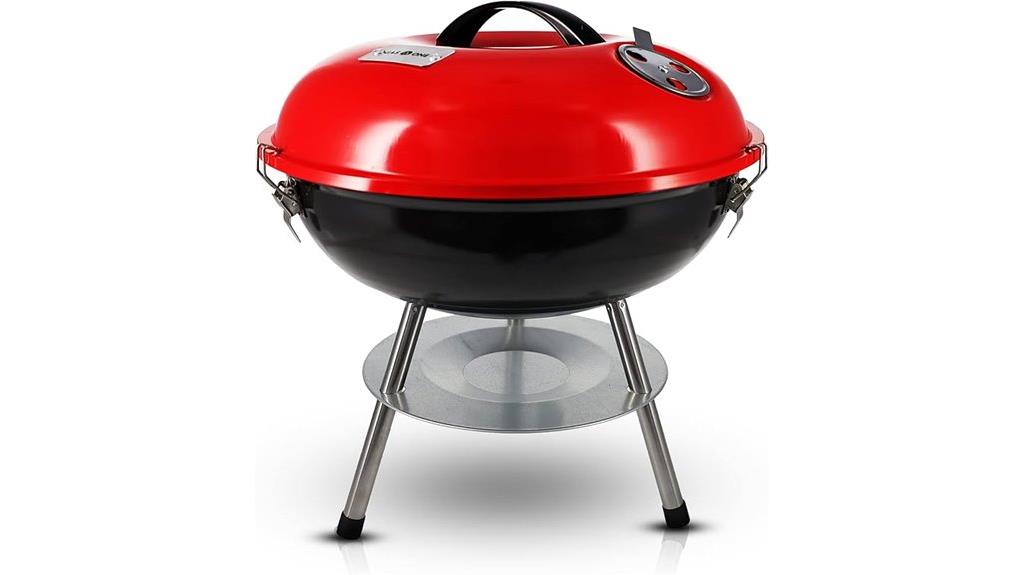 portable 14 inch charcoal grill
