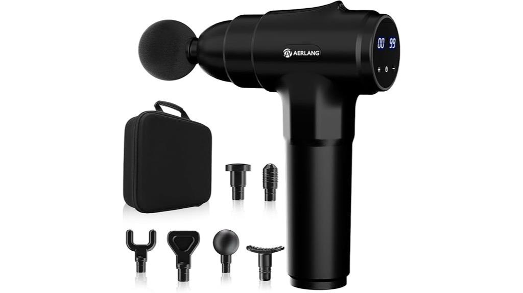 portable percussion muscle massager