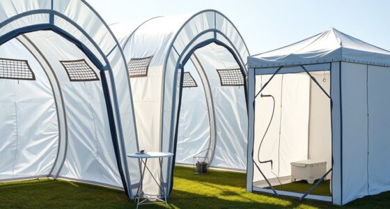 portable spray shelters diy