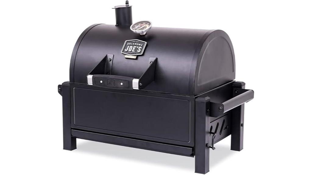 portable tabletop charcoal grill