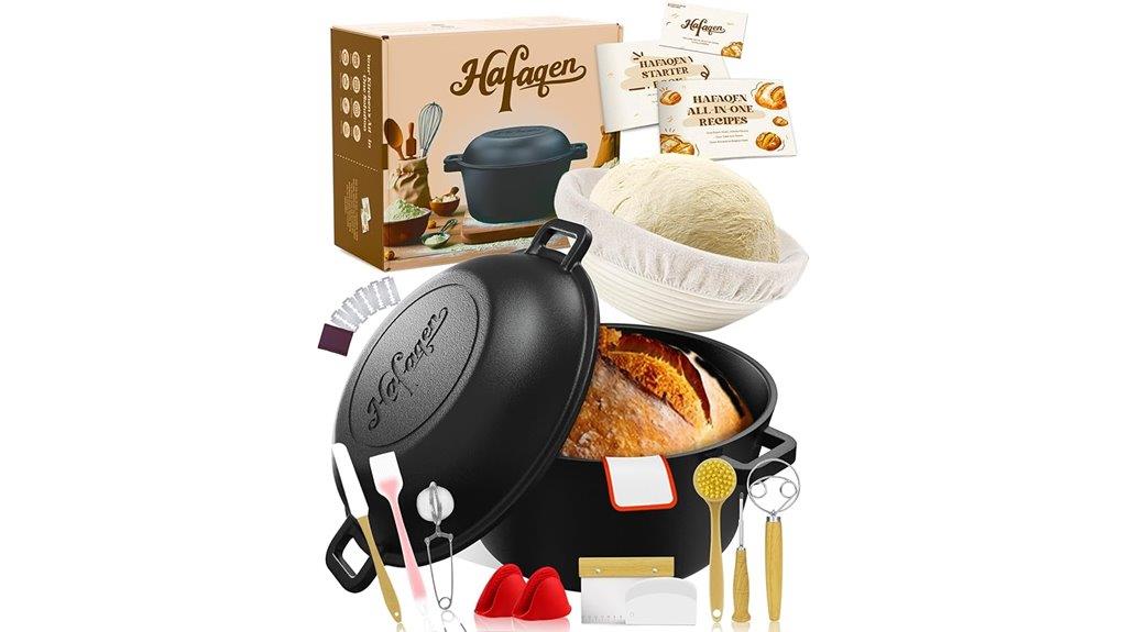 pre seasoned 5 qt dutch oven