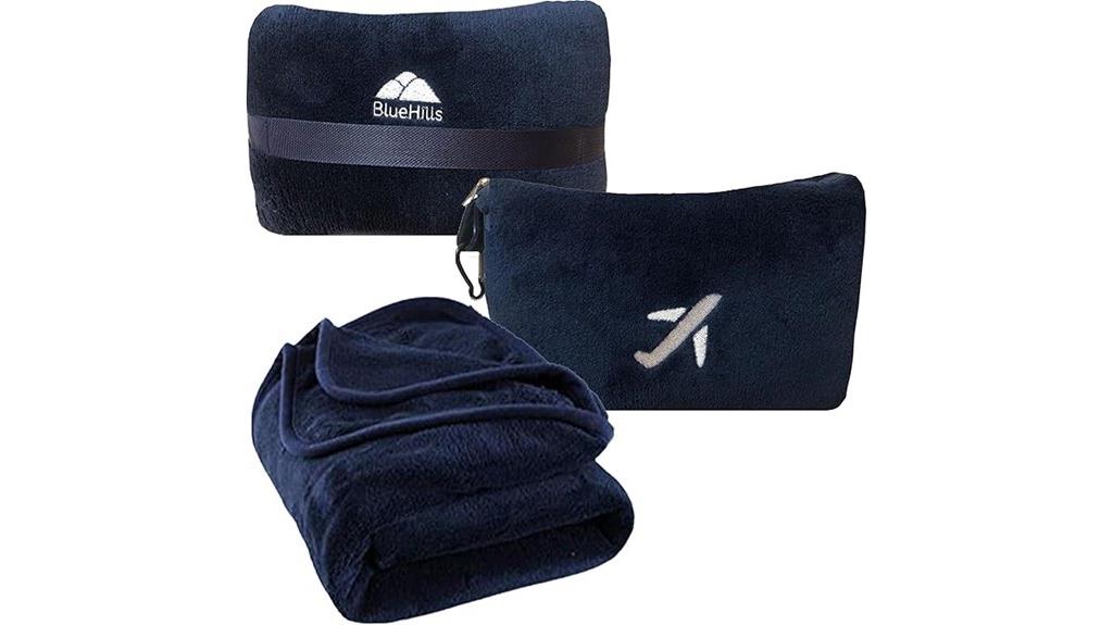 premium travel blanket set
