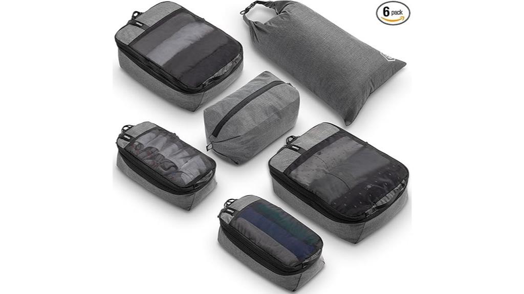 premium travel packing cubes