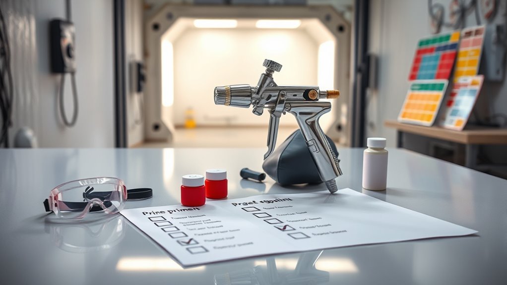 prepare equipment safety workspace