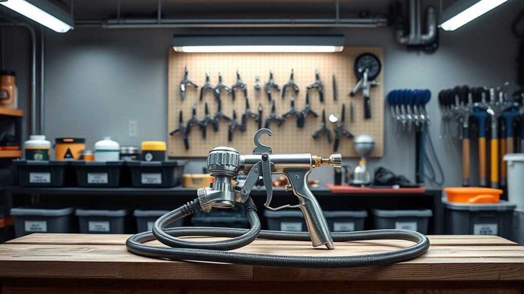 proper paint sprayer storage