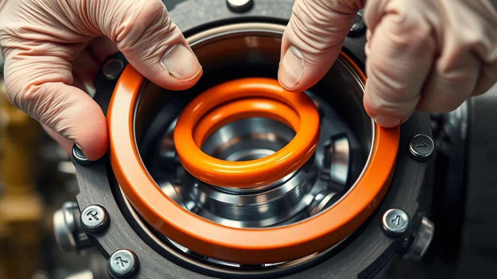 proper seal material installation