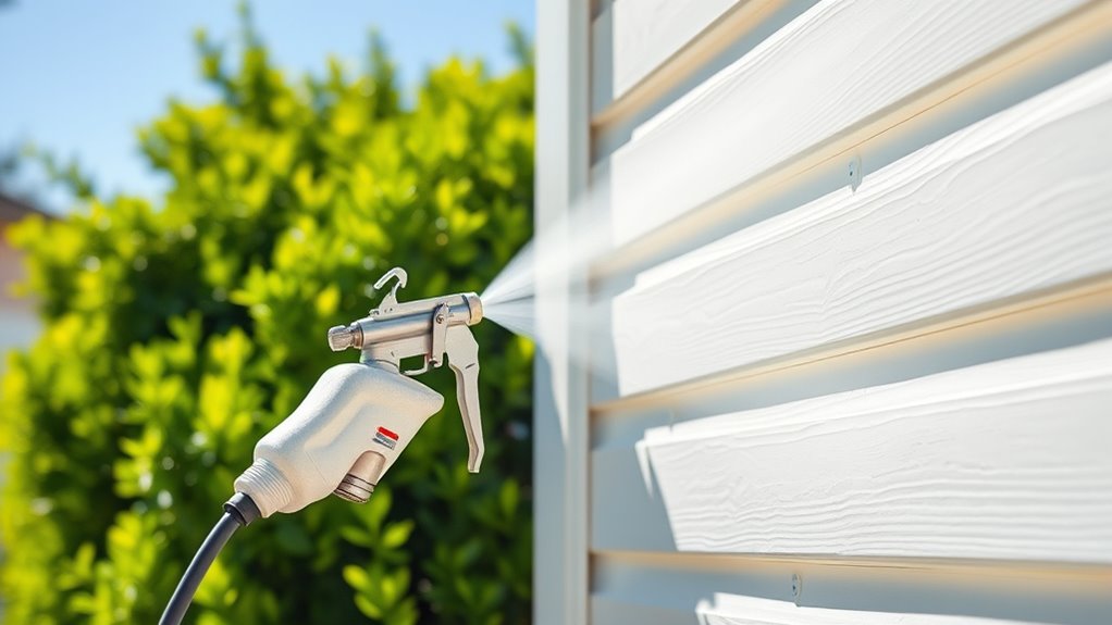 proper surface preparation and spraying