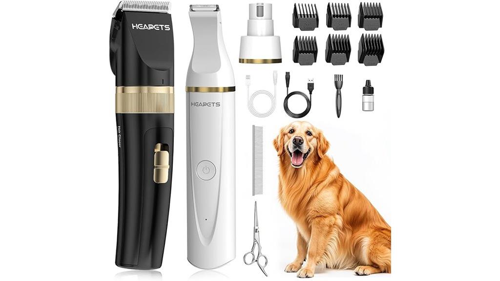 rechargeable dog grooming kit