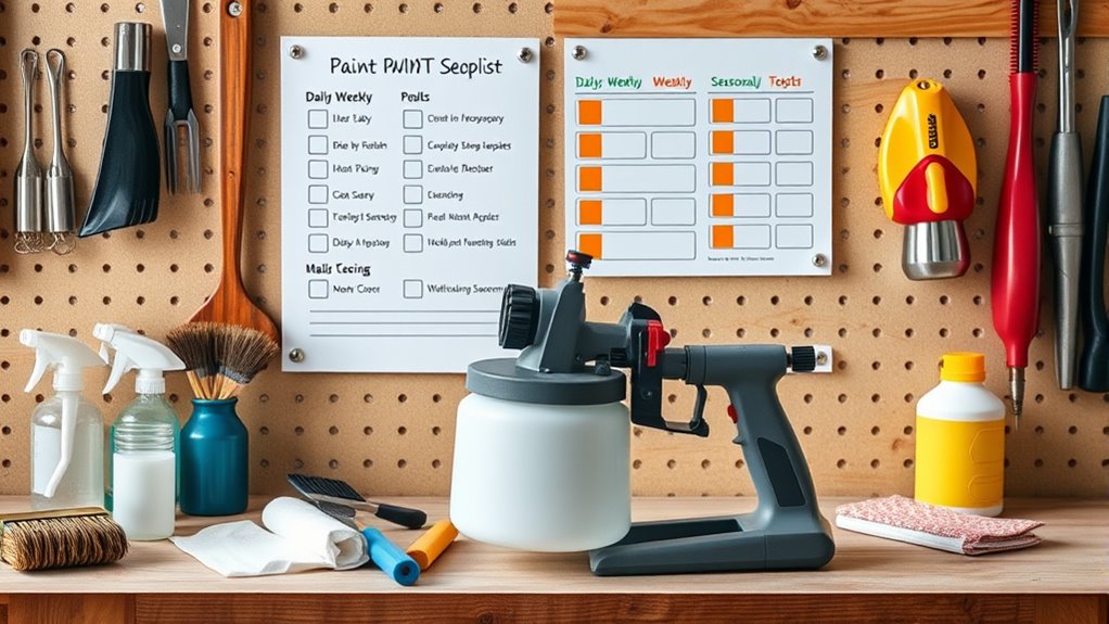 regular equipment maintenance routine