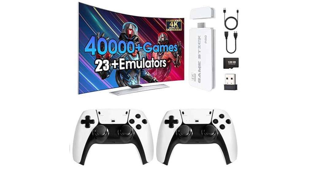 retro console with thousands