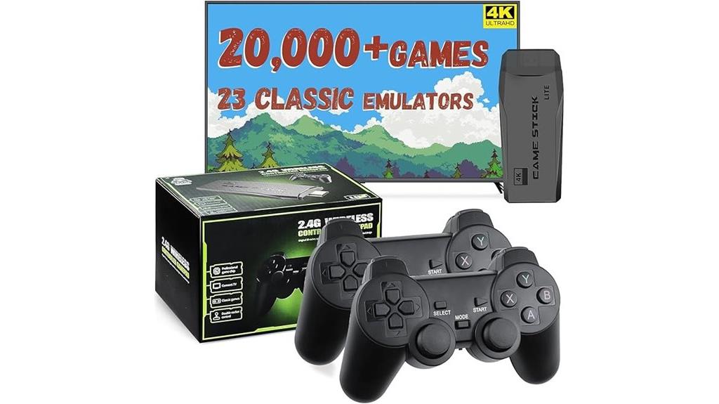 retro gaming console with 40 000 games