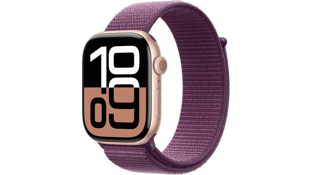 rose gold 46mm smartwatch