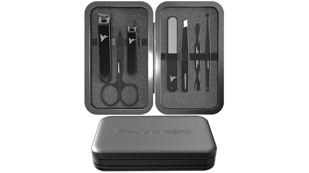 seven piece grooming set