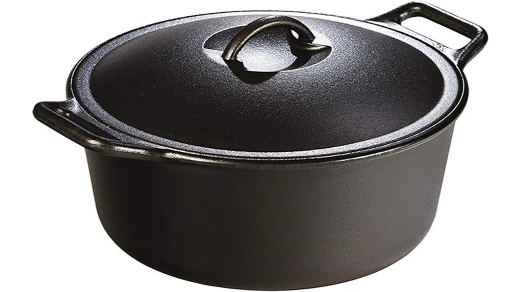 seven quart cast iron dutch oven