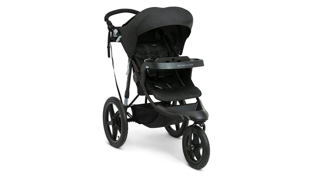 shock absorbing jogging stroller