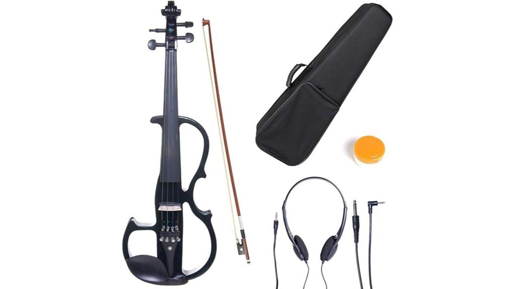 silent electric wood violin