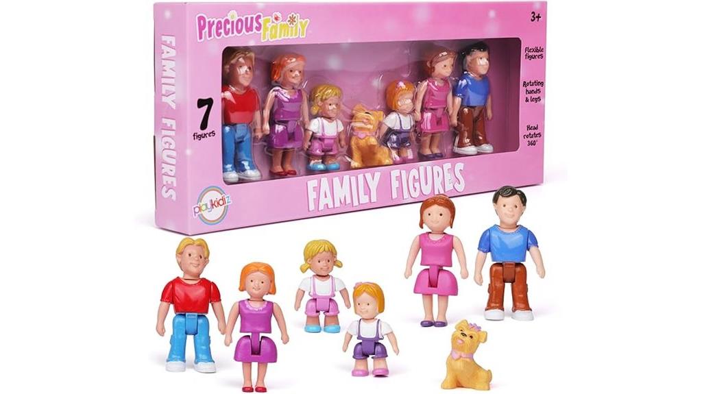 small toy family set