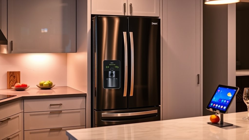 smart refrigerators with touchscreens