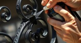 smooth wrought iron spray