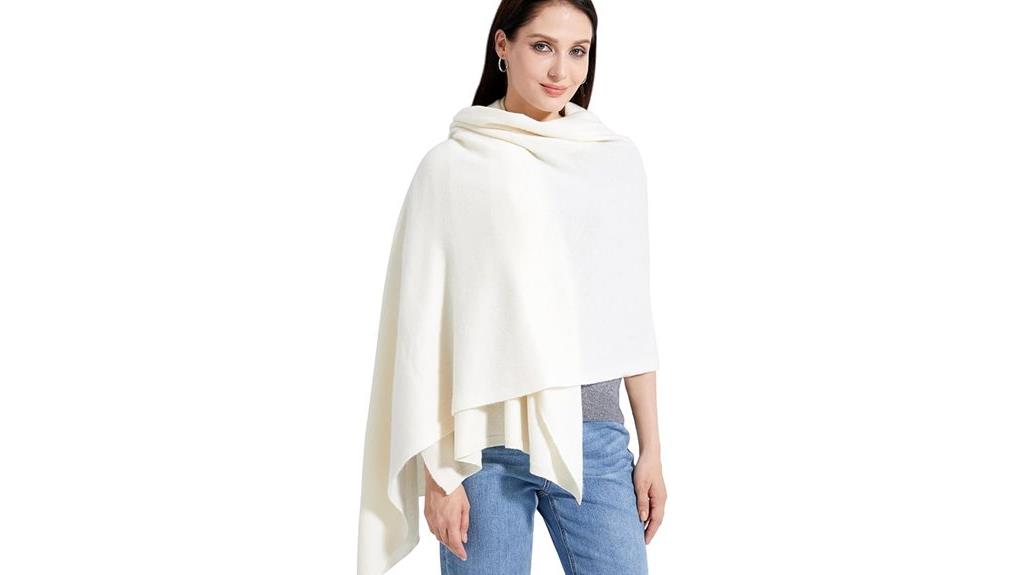 soft cashmere travel wrap