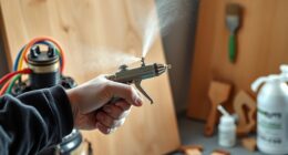 spray gun setup technique