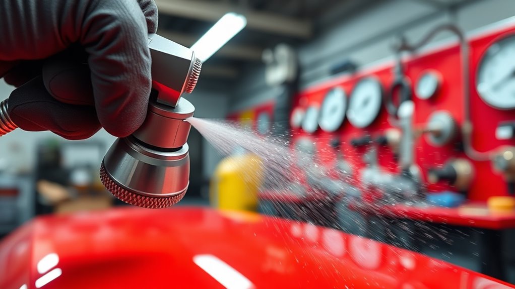 spray pressure loss checks