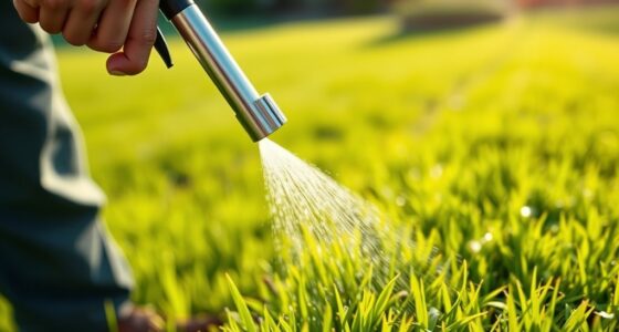 sprayer for precise edging