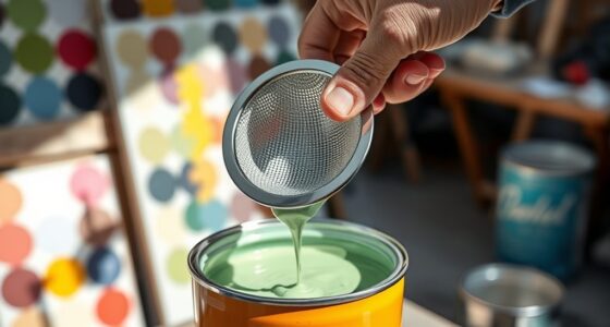 strain paint before spraying