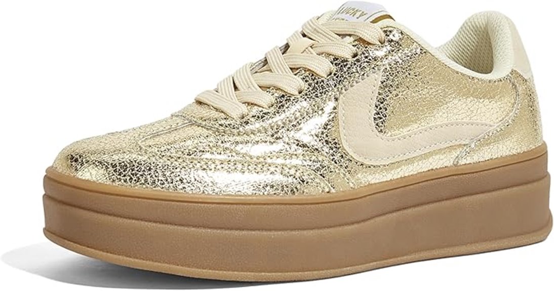 stylish platform sneakers