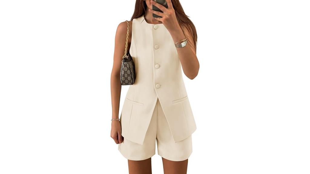 summer two piece shorts