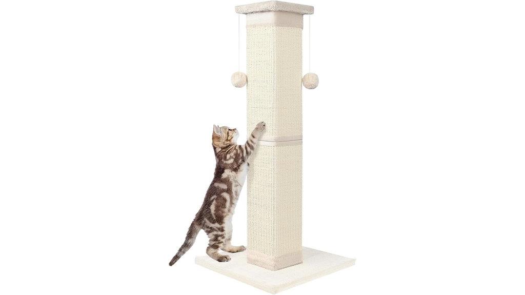 tall sisal indoor scratching post