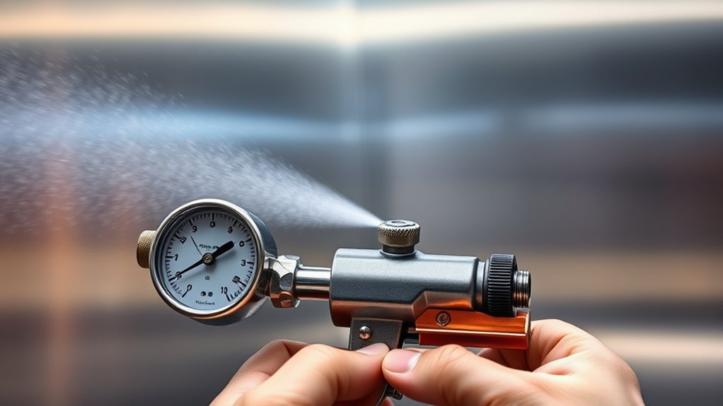 test spray pattern pressure