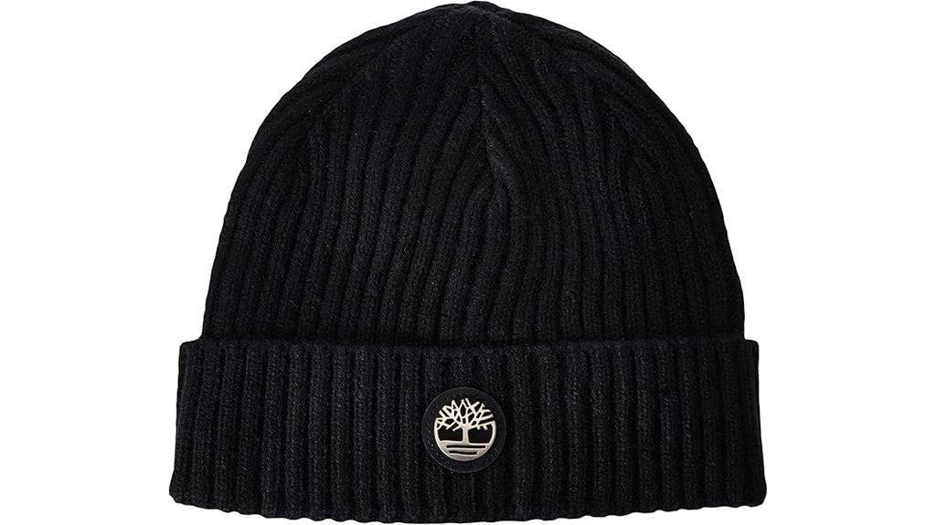 timberland logo ribbed cap