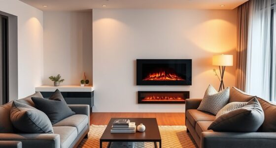 top apartment ventless electric fireplaces