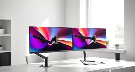 top dual monitor mounts