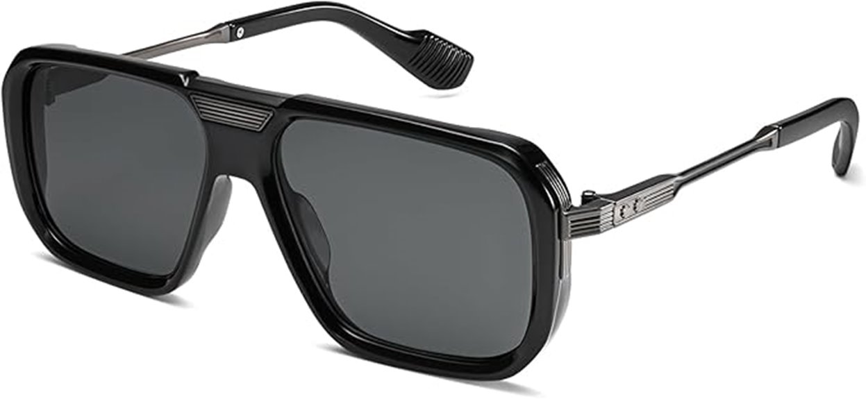trendy gold metal aviators