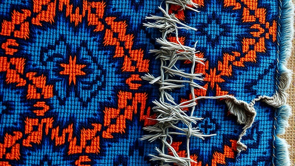 uneven pattern repair needed