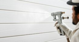 uniform shiplap spray application