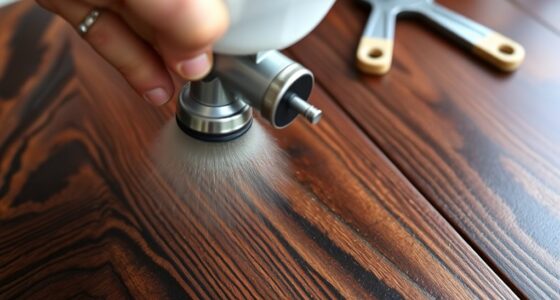 using airless for stain