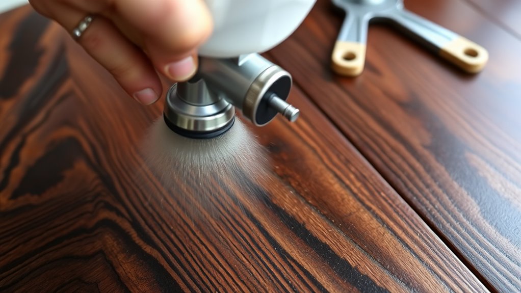 using airless for stain