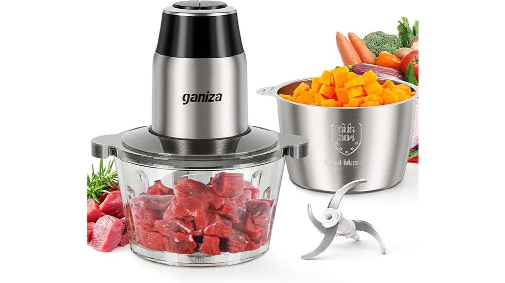 versatile 2 bowl food processor