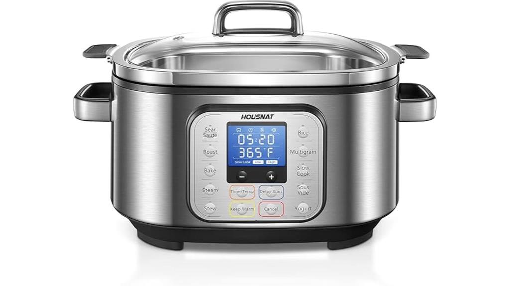 versatile crockpot with ten