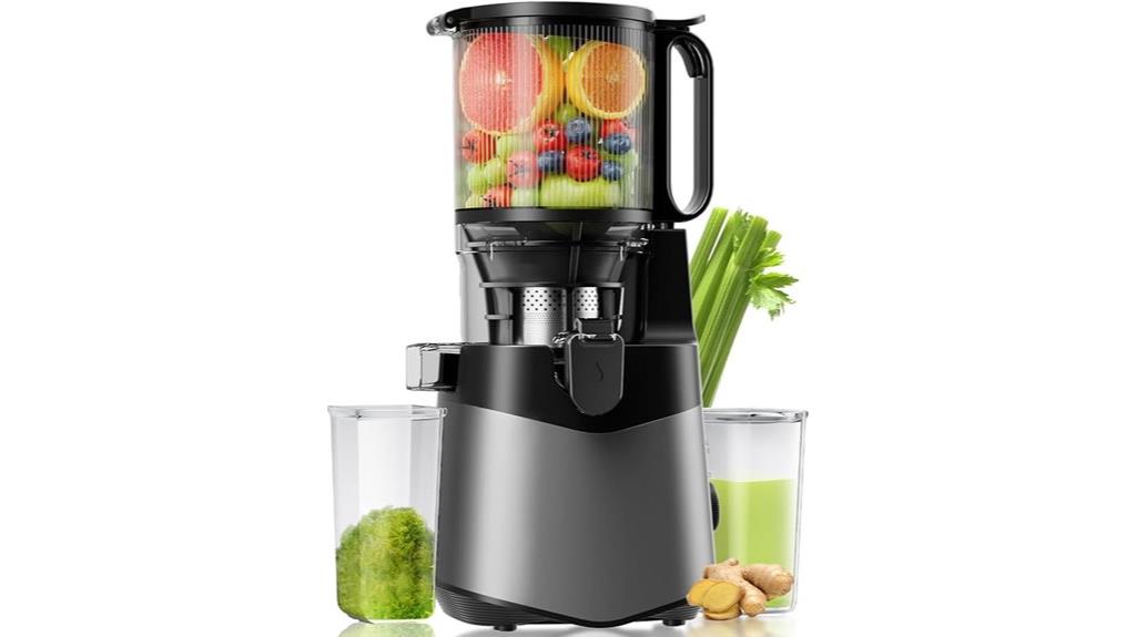 wide feed juice extractor