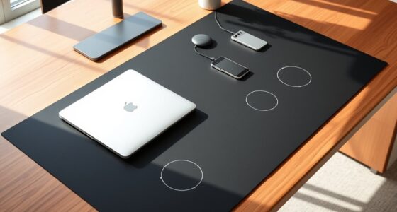 wireless charging desk mats