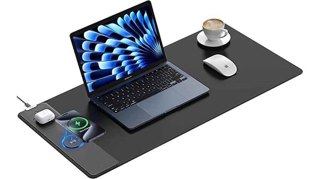 wireless charging mouse pad