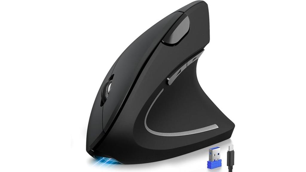 wireless ergonomic adjustable dpi