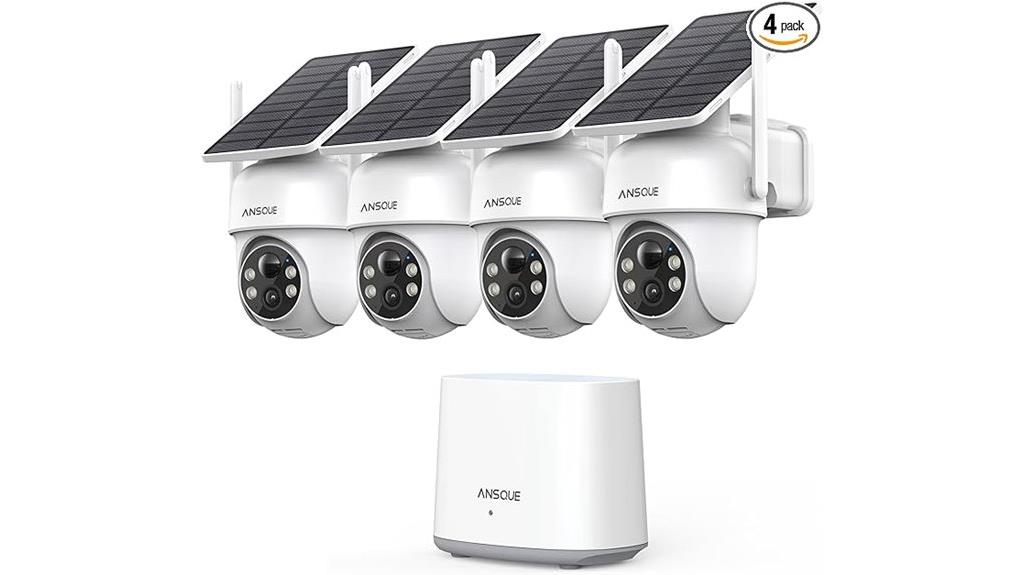 wireless solar outdoor security