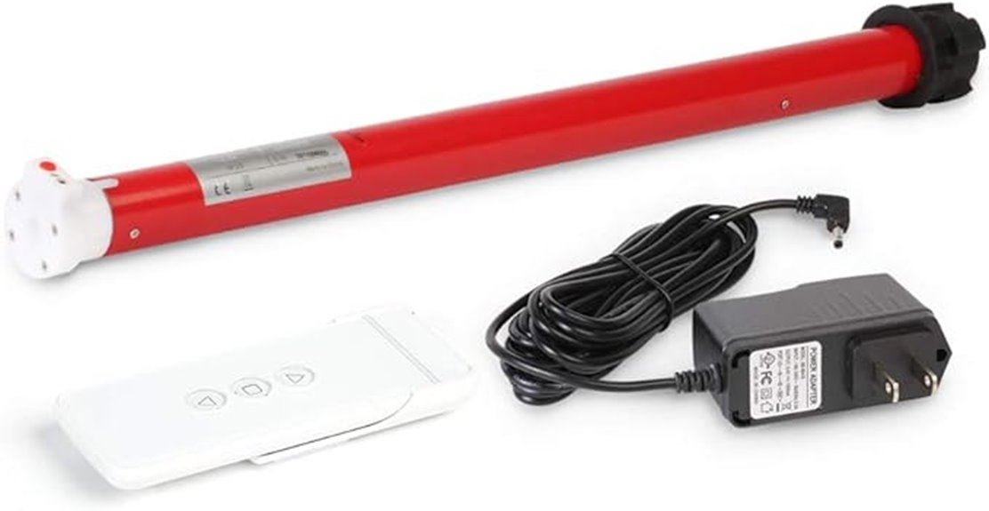 wireless tube shade motor