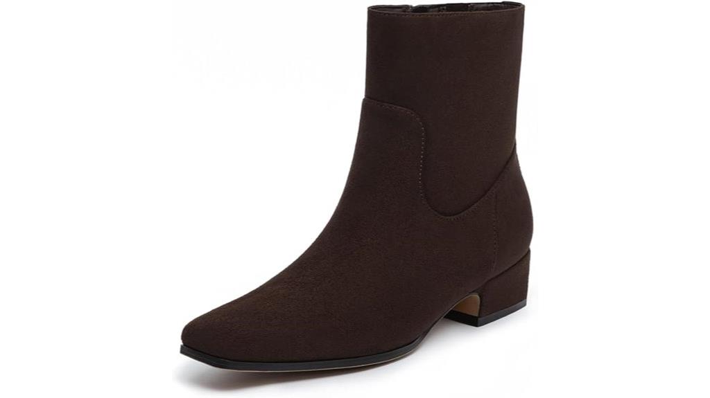 women s chunky ankle boots